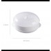 Microwave Oven Steamer Food Container with Lid Plastic Cookware for Steamed Buns, Dumplings - BO-0511